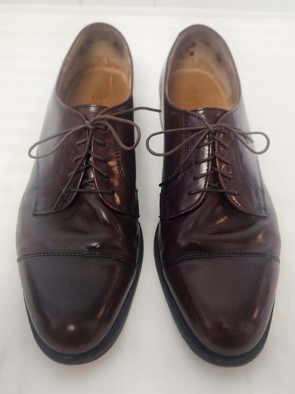 Cole Haan shoes 12 D men's brown cap toe oxfords